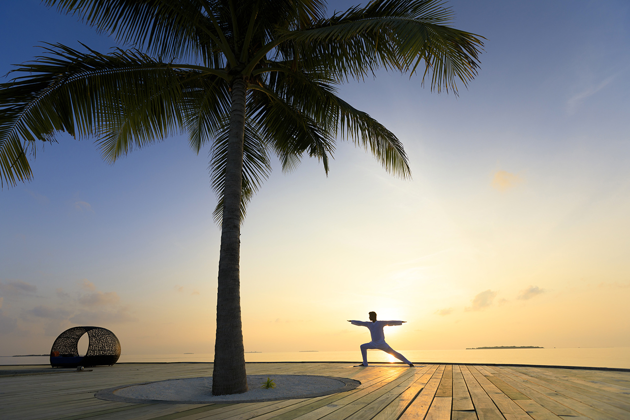 Spa and yoga at Dhigali Maldives