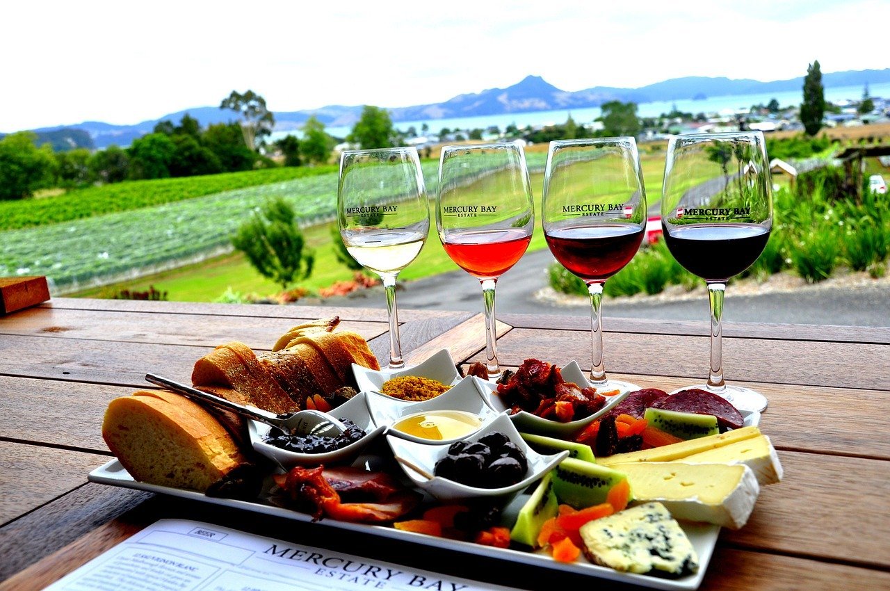 Wine tasting in New Zealand